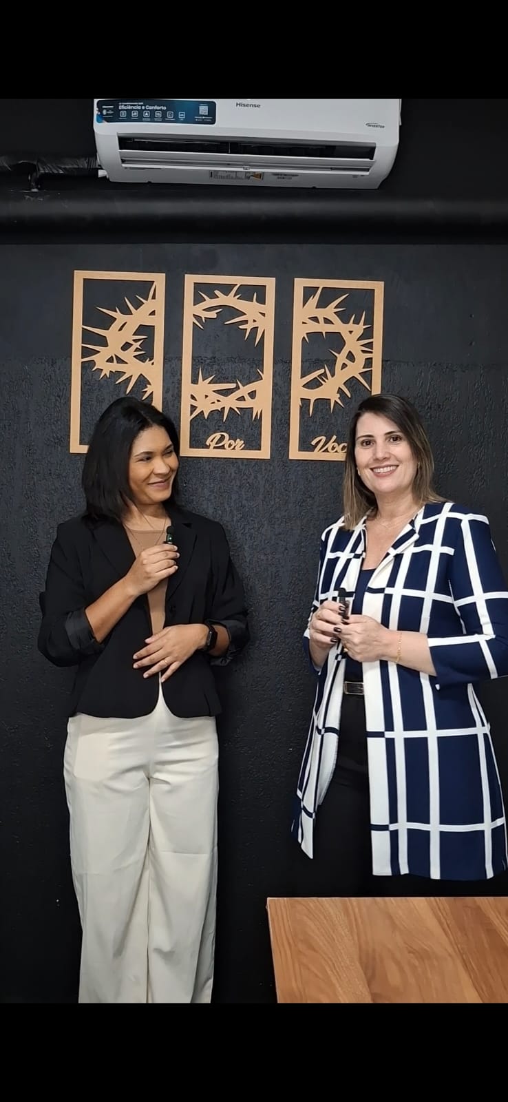 Mayra e Pra. Dinéia